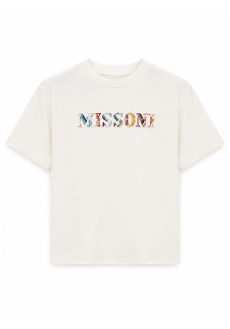 T-shirt con logo MISSONI KIDS | MZ8A01 Z3672102